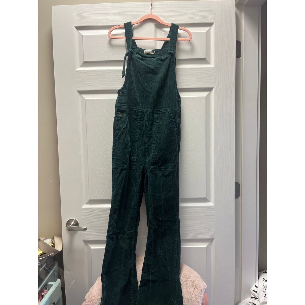 Jackson Rowe Cord Green Overalls Sz S